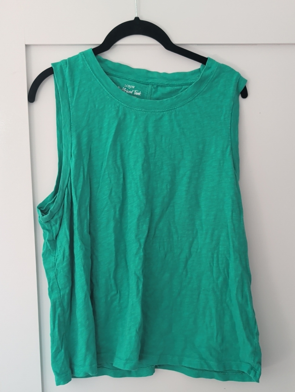 J. Crew Girlfriend Tank Top Kelly Green